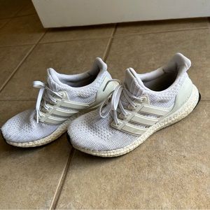 Adidas Ultraboost 4.0 Running Shoes White Size 8